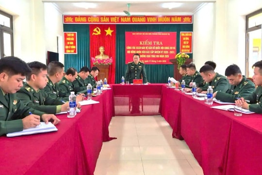 Kiểm tra, rà soát công tác chuẩn bị bầu cử ở khu vực biên giới Quảng Trị