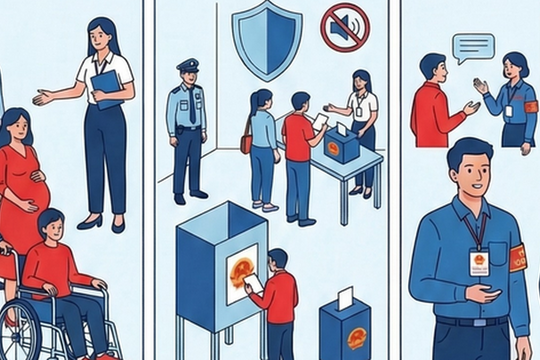 Những điều cử tri cần lưu ý khi vào phòng bỏ phiếu