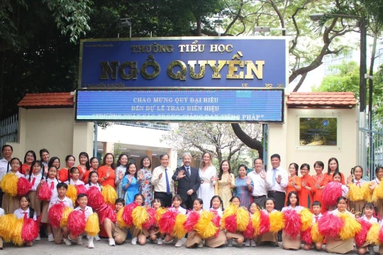 TP Cần Thơ có 6 trường được trao tặng danh hiệu Label FrancEducation