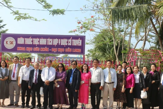 Trường ĐH Cửu Long khánh thành Khu thực tập - Khởi nghiệp Khoa học sức khỏe