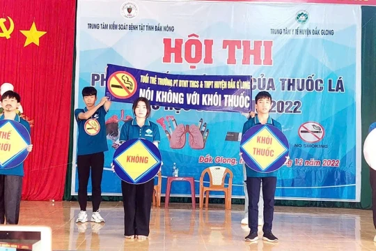 Tạo hàng rào bảo vệ học sinh khỏi tác hại của thuốc lá, thuốc lá điện tử