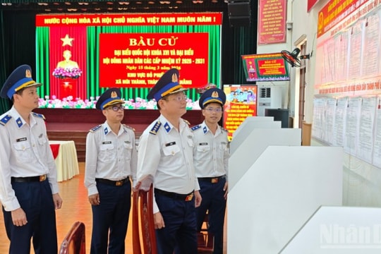 Vùng Cảnh sát biển 2 sẵn sàng cho ngày bầu cử