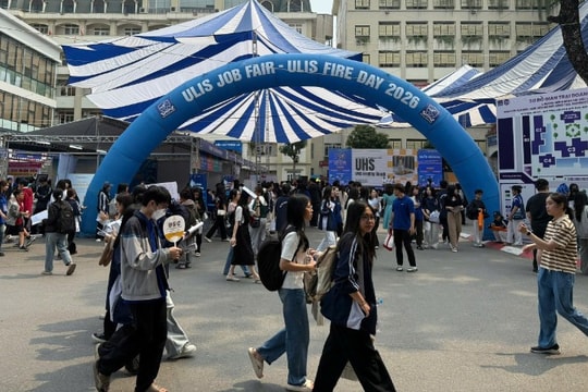 Ngày hội việc làm giúp học sinh, sinh viên phát triển toàn diện