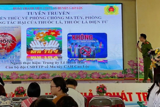 Thi đua tuyên truyền phòng chống thuốc lá, thuốc lá điện tử trong trường học