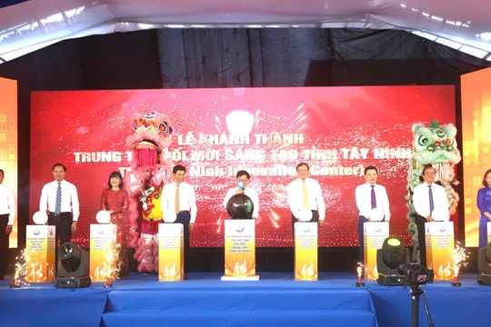 Khánh thành Trung tâm Đổi mới sáng tạo tỉnh Tây Ninh