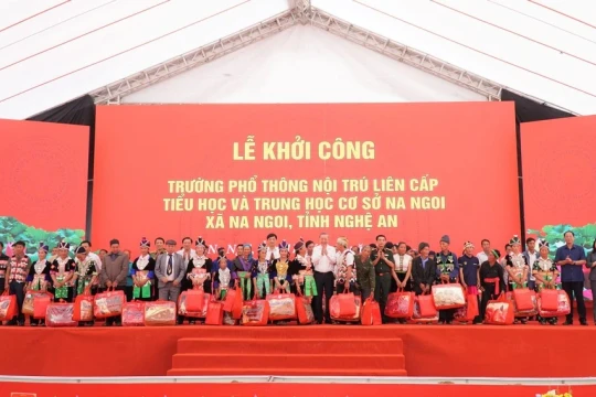 Sáng 19/3, đồng loạt khởi công xây dựng các trường nội trú biên giới còn lại