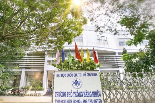 Trường Phổ thông Năng khiếu TP HCM công bố chỉ tiêu, lịch thi lớp 10