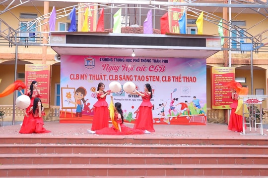 Ngày hội các câu lạc bộ tại Trường THPT Trần Phú: Lan tỏa tinh thần sáng tạo của học sinh