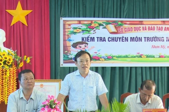 Sở GD&ĐT An Giang kiểm tra chuyên môn các cơ sở GDMN