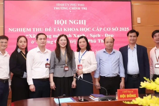 Đẩy mạnh công tác nghiên cứu khoa học tại ‘Trường Đảng Phú Thọ’ sau hợp nhất