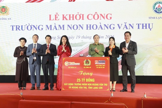 T&T Group chung tay xây dựng Trường mầm non Hoàng Văn Thụ tại Lạng Sơn