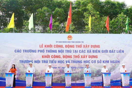 Xây trường nội trú tạo bước chuyển căn bản cho giáo dục vùng khó Quảng Trị