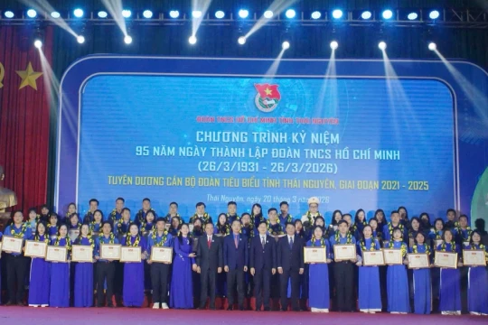 Tuyên dương cán bộ Đoàn tiêu biểu tỉnh Thái Nguyên giai đoạn 2021 – 2025