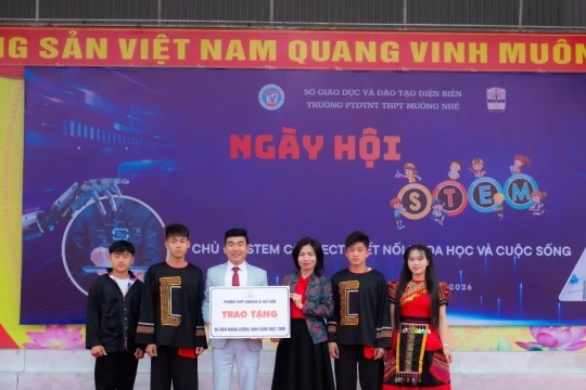 Trường PTDTNT THPT Mường Nhé tổ chức thành công ngày hội STEM lần thứ I