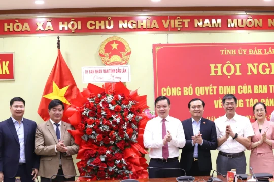 Ông Đỗ Hữu Huy giữ chức Bí thư Đảng ủy UBND tỉnh Đắk Lắk