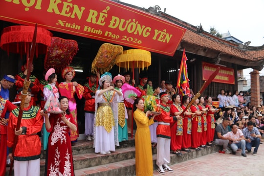 Hội Kén rể làng Đường Yên trở thành Di sản văn hóa phi vật thể quốc gia