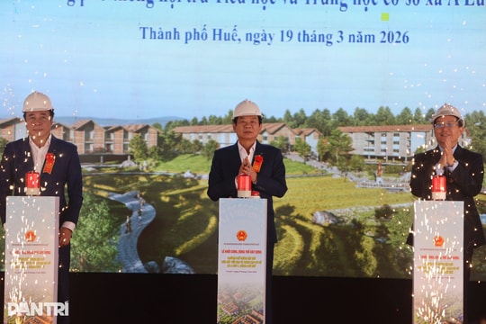 Huế xây dựng 5 trường nội trú liên cấp, 2 công trình sắp về đích