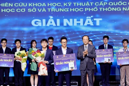 145 dự án đoạt giải thi khoa học, kỹ thuật cấp quốc gia năm học 2025-2026
