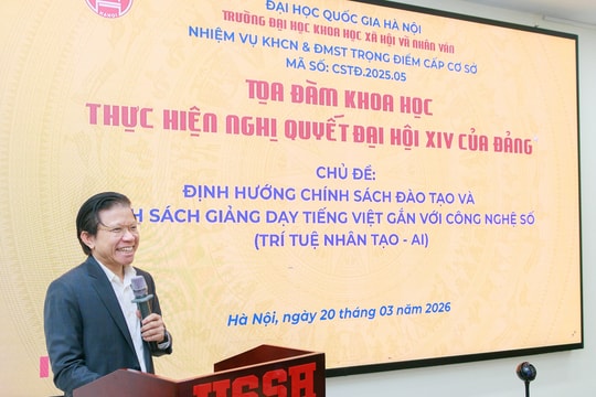 Định hướng đào tạo và giảng dạy tiếng Việt gắn với công nghệ số