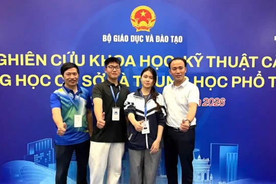 Dự án khoa học của nhóm học sinh Hưng Yên được chọn thi quốc tế