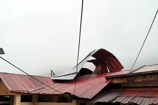 Mưa đá kèm dông lốc gây thiệt hại tại các xã vùng cao Tuyên Quang