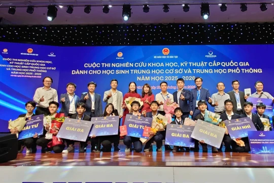 Học sinh Quảng Trị đạt 6 giải tại Cuộc thi nghiên cứu KHKT cấp quốc gia