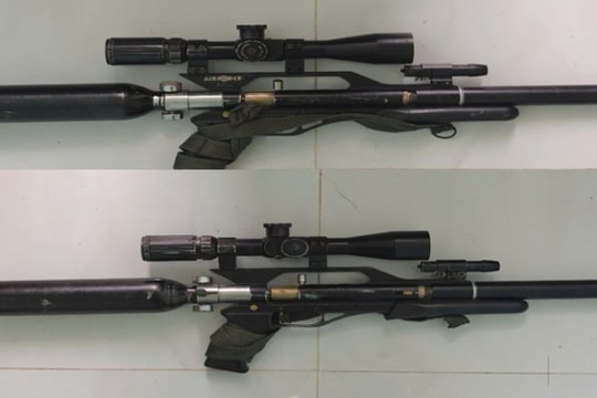 Lâm Đồng: Khởi tố hai đối tượng tàng trữ súng hơi