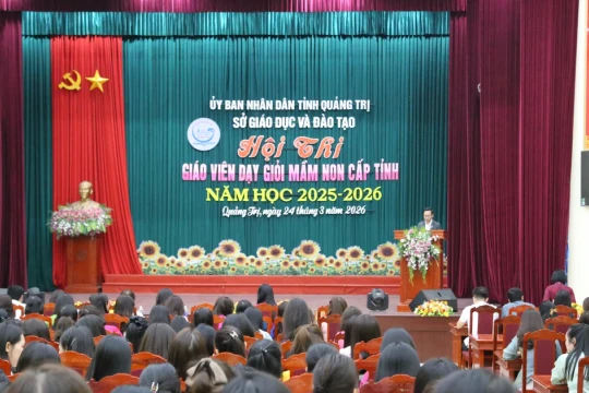 Hơn 200 cô giáo Quảng Trị tham gia Hội thi giáo viên dạy giỏi cấp mầm non