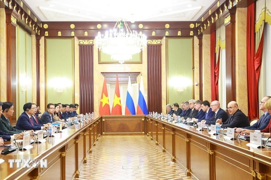 Việt Nam - Liên bang Nga quyết tâm nâng tầm hợp tác kinh tế trở thành mũi nhọn