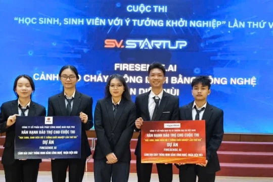 Hai dự án của học sinh Phú Thọ vào chung kết SV-STARTUP lần VIII