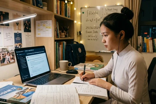 Ôn thi đại học thời AI: Học nhanh nhưng đừng ‘lười nghĩ’