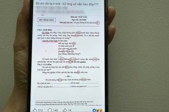 Lan truyền đề thi học sinh giỏi sai chính tả trầm trọng, Sở GD&ĐT lên tiếng