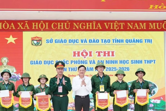 Dấu ấn từ Hội thi quốc phòng và an ninh học sinh THPT ở Quảng Trị