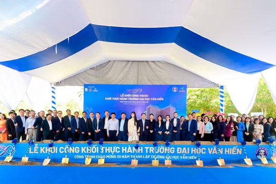 Trường Đại học Văn Hiến khởi công Khối thực hành VHU30
