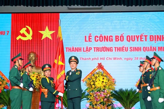 Tuyển sinh con em hệ chính sách vào Trường Thiếu sinh quân miền Nam