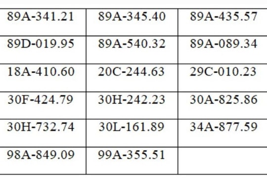 117 chủ xe máy, ô tô có biển số sau nhanh chóng nộp phạt nguội theo Nghị định 168