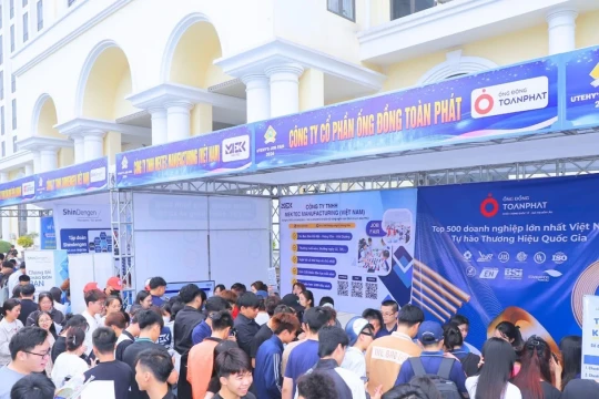 Ngày hội việc làm UTEHY 2026: Gần 6.000 cơ hội, 1.500 sinh viên được tuyển