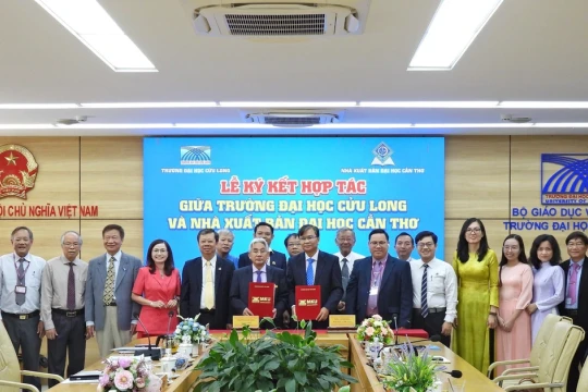 Trường ĐH Cửu Long và NXB Đại học Cần Thơ hợp tác xuất bản giáo trình và sách