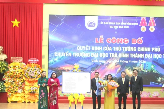 Đại học Trà Vinh hướng tới mục tiêu Top 500 đại học hàng đầu châu Á vào năm 2035