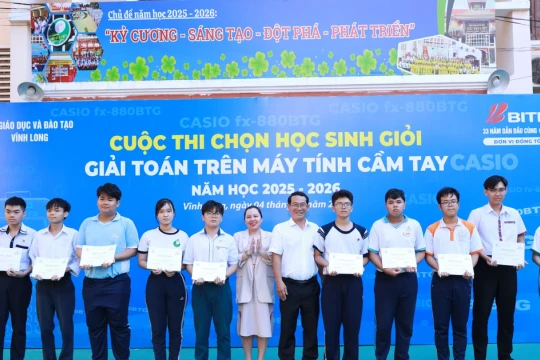 2.500 thí sinh tham dự kỳ thi học sinh giỏi giải toán trên máy tính cầm tay