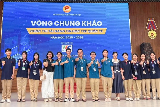 850 học sinh thi vòng chung khảo Tài năng tin học trẻ quốc tế - thành phố Hà Nội
