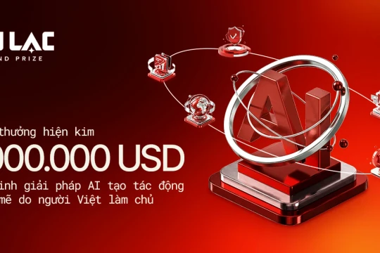 Nhận hồ sơ giải thưởng 1 triệu USD cho sản phẩm AI của người Việt