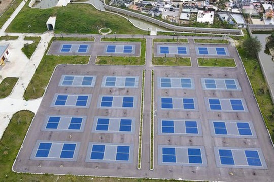 20 sân Pickleball xuất hiện trong Khu lưu niệm đồng bào miền Nam tập kết ra Bắc