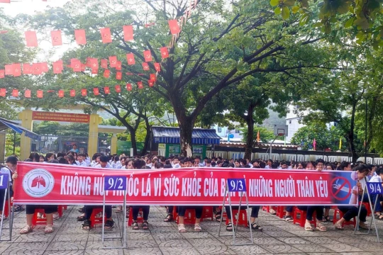 Xây dựng trường học không khói thuốc: Ngăn hệ lụy lâu dài