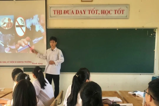 Xây dựng trường học không khói thuốc: Nâng cao nhận thức từ trải nghiệm thực tế