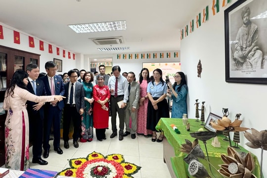 Khai trương 'Góc Ấn Độ': Thúc đẩy giao lưu học thuật, làm sâu sắc quan hệ Việt Nam - Ấn Độ