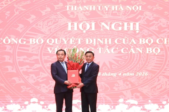 Ông Trần Đức Thắng giữ chức Bí thư Thành ủy Hà Nội