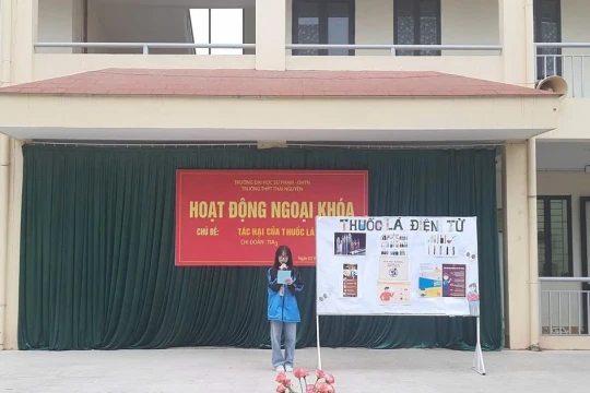 Xây dựng trường học không khói thuốc: Truyền đạt kiến thức, thay đổi hành vi