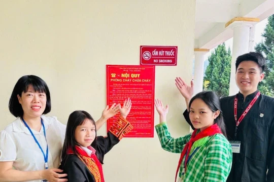 Kết nối thầy và trò trên hành trình xây dựng trường học không khói thuốc