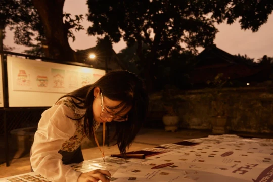 ‘Vườn Ánh sáng’ kỷ niệm 950 năm thành lập Quốc Tử Giám